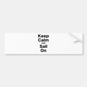 Kalm houden en opslaan bumpersticker