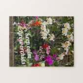 Kalm houden en orchideeën verbouwen Foto Puzzle Legpuzzel (Horizontaal)