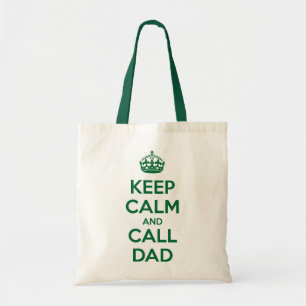 Kalm houden en Pap bellen Tote Bag