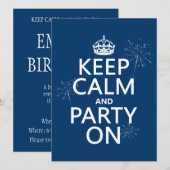Kalm houden en Partij aan - alle kleuren Kaart (Voorkant / Achterkant)