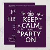 Kalm houden en Partij aan - alle kleuren Kaart (Voorkant / Achterkant)