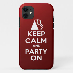 Kalm houden en partij aan iPhone 11 hoesje