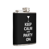 Kalm houden en Partij aan Heupfles (Rechts)