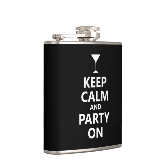 Kalm houden en Partij aan Heupfles (Rechts)