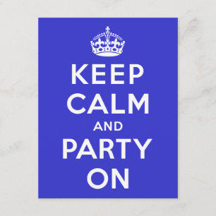 Kalm houden en Partij aan Kaart