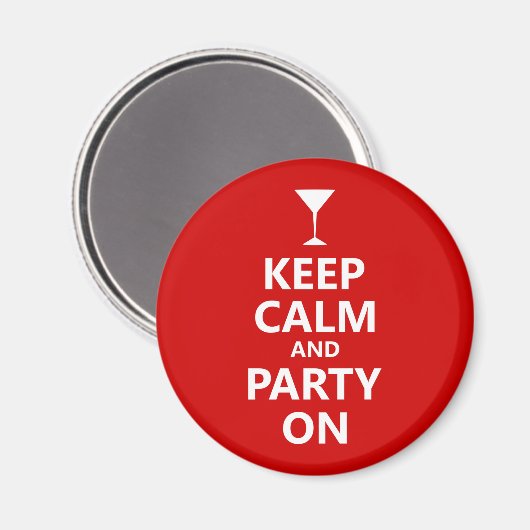 Kalm houden en Partij aan Magneet (Voorkant / Achterkant)