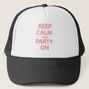 Kalm houden en Partij aan Trucker Pet