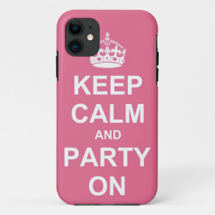 kalm houden en partij blijven Case-Mate iPhone case