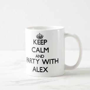 Kalm houden en Partij met Alex Koffiemok