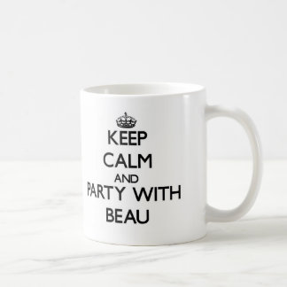 Kalm houden en Partij met Beau Koffiemok