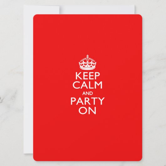 Kalm houden en Partij op Rood Kaart (Voorkant)