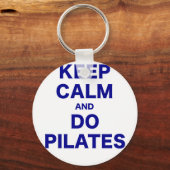 Kalm houden en Pilates uitvoeren Sleutelhanger (Voorkant)