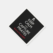 Kalm houden en Piraten papier eten Servet (Hoek)