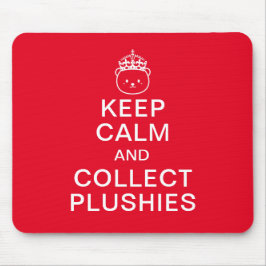 Kalm houden en plaatsen verzamelen | Funny Cute Qu Muismat