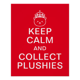 Kalm houden en plaatsen verzamelen | Funny Cute Qu Perfect Poster