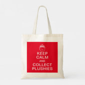 Kalm houden en plaatsen verzamelen | Funny Cute Qu Tote Bag (Achterkant)