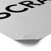 Kalm houden en plakken op Poster (Hoek)