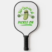 Kalm houden en plukken op pickleball T-shirt Pickleball Paddle (Voorkant)