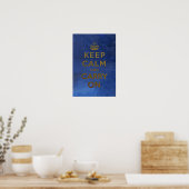 Kalm houden en Poster doorgeven (Keuken)