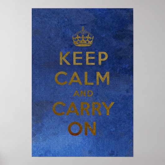 Kalm houden en Poster doorgeven (Voorkant)