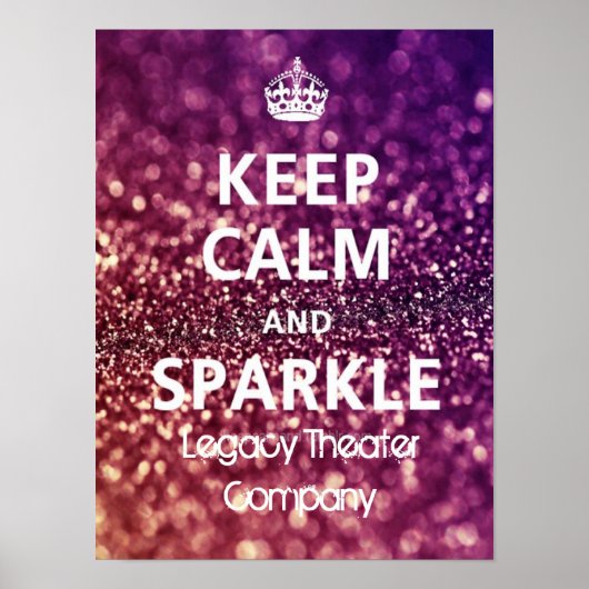 Kalm houden en Poster vrijhouden (Voorkant)