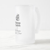 Kalm houden en Ram 2015 vieren Matglas Bierpul (Voorkant rechts)