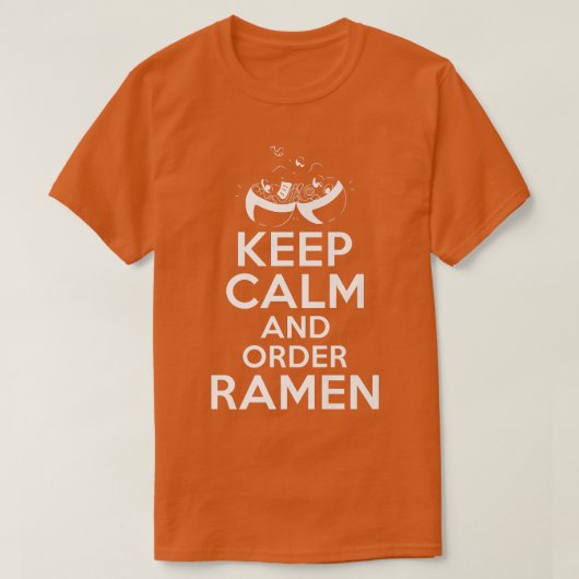 Kalm houden en Ramen Lover 767 bestellen T-shirt (Design voorkant)