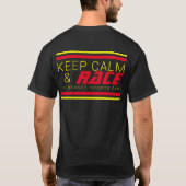 Kalm houden en ras t-shirt (Achterkant)