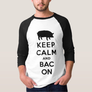 kalm houden en reageren t-shirt