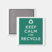 Kalm houden en Recyclen Magneet (Voorkant / Achterkant)