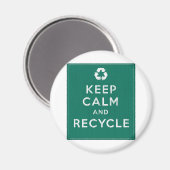 Kalm houden en Recyclen Magneet (Voorkant / Achterkant)