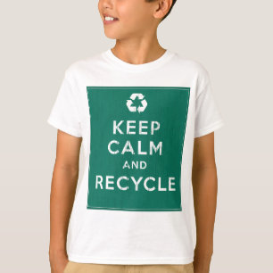 Kalm houden en Recyclen T-shirt