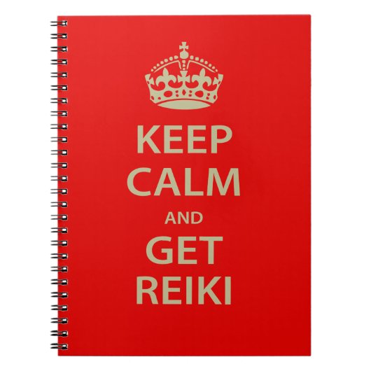 Kalm houden en Reiki ophalen Notitieboek (Voorkant)