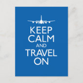 Kalm houden en reizen aan briefkaart (Voorkant)