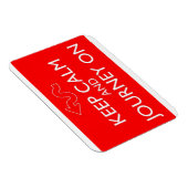 Kalm houden en reizen aan - Magnet Magneet (Rechterzijde)