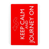 Kalm houden en reizen aan - Magnet Magneet (Verticaal)