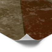 Kalm houden en reizen aan poster (Hoek)