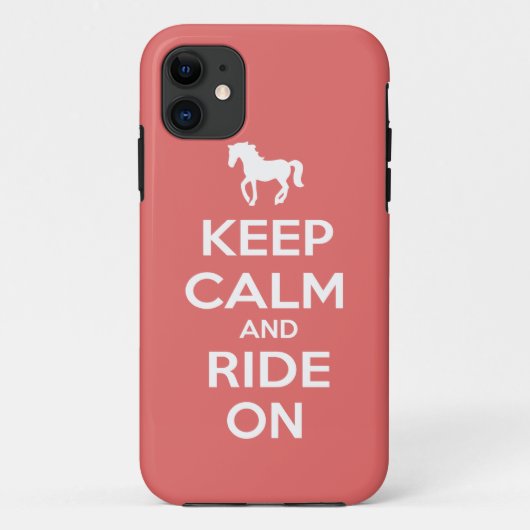 Kalm houden en rennen aan Case-Mate iPhone case (Achterkant)