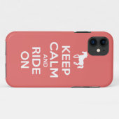 Kalm houden en rennen aan Case-Mate iPhone case (Achterkant (horizontaal))