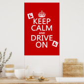 Kalm houden en rijden aan (leerling) poster (Keuken)