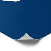 Kalm houden en Robots bouwen (in elke kleur) Poster (Hoek)