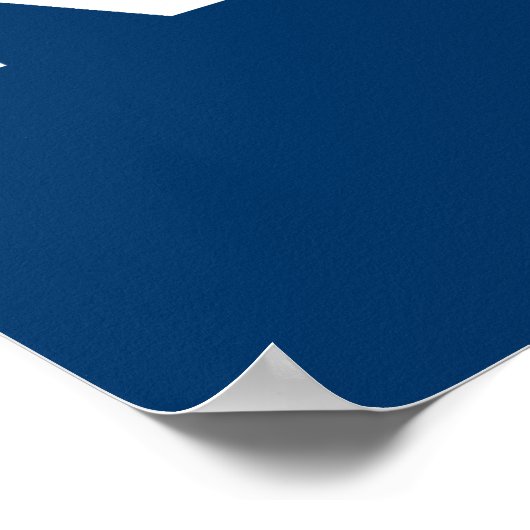 Kalm houden en Robots bouwen (in elke kleur) Poster (Hoek)