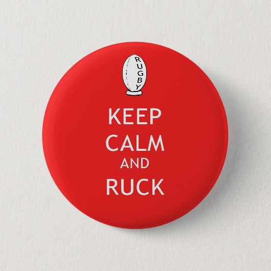 Kalm houden en rokken ronde button 5,7 cm (Voorkant)