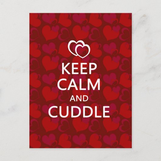 Kalm houden en ronddraaien briefkaart (Voorkant)