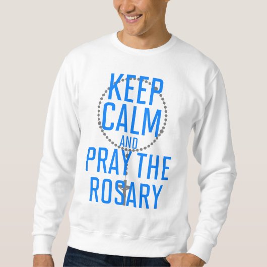 Kalm houden en Rosary bidden Trui (Voorkant)