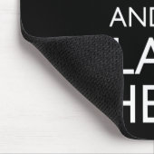 Kalm houden en schalen afspelen muismat (Hoek)