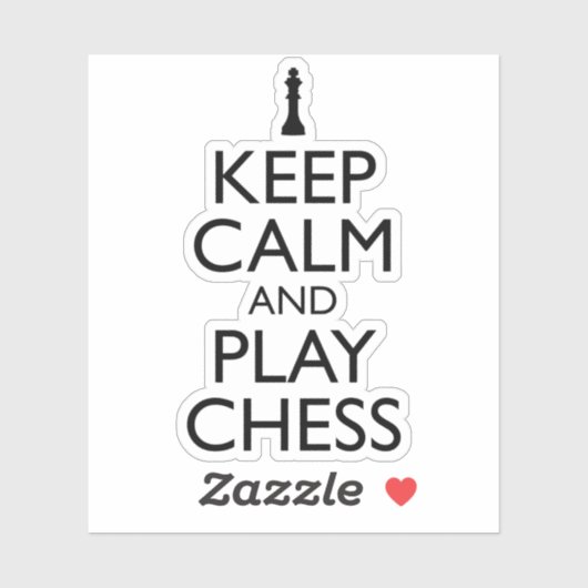 Kalm houden en schalen afspelen sticker (Vel)