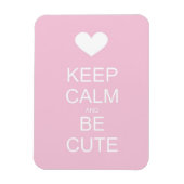 kalm houden en schattig zijn magneet (Verticaal)