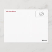 Kalm houden en schijnen op rood Briefkaart (Achterkant)