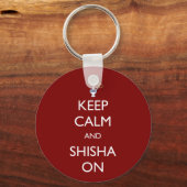 Kalm houden en Shisha aan Sleutelhanger (Voorkant)